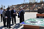 Посещение Первым заместителем Председателя Правительства РФ Шуваловым строительства футбольного стадиона