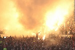 Фанаты «Спартака» на матче против «Порту»